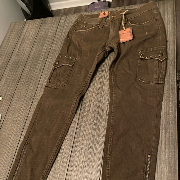 Antique Rivet Jeans Antique Rivet Dark Brown Skinny Jeans Poshmark